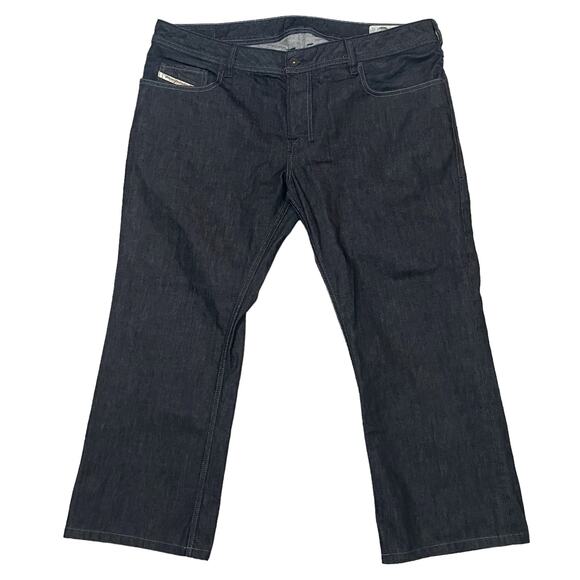 Diesel Industry Denim Zatiny Bootcut Jeans Dark Wash Button Fly Size 38 - HEMMED - Picture 1 of 14